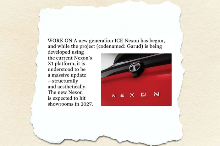 Next-gen Tata Nexon launch in 2027